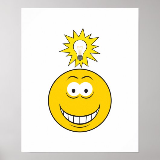 Helder ideeëngezicht poster (Voorkant)