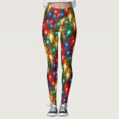 Helder kerstlampjes leggings (Voorkant)