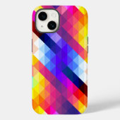 Helder kleurrijk Abstract geometrisch patroon Case-Mate iPhone Case (Achterkant)