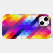 Helder kleurrijk Abstract geometrisch patroon Case-Mate iPhone Case (Achterkant (horizontaal))