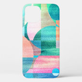 Helder, kleurrijk geometrisch Abstract Case-Mate iPhone Case (Achterkant)