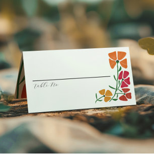 Helder & Kleurrijk Roze en Oranje Bloemen Bruiloft