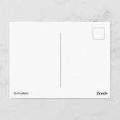 Helder Lentebloemen en Wolken Briefkaart (Achterkant)