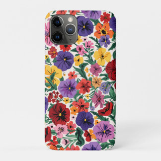 Helder Lentetuiltjes Bloemetuin Patroon iPhone 11 Pro Hoesje