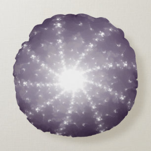 Helder licht aan het einde van de tunnel rond kussen