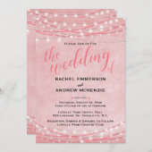 Helder licht - Weddenschap - Roze schaduwen Kaart (Voorkant / Achterkant)