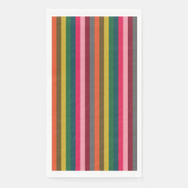 Helder Multi Color Striped Pattern Servet