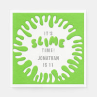 Helder neon groen slijmfeest