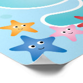 Helder onder het Zee Dierennummer Poster (Hoek)