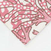 Helder onderwater naadloos patroon met mooi  fleece deken (Hoek)