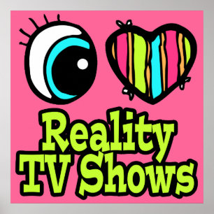 Helder Oog Hart Ik Hou Van Realiteit Tv-Programma' Poster