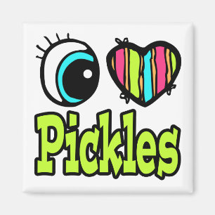 Helder ooghart Ik hou van Pickles Magneet