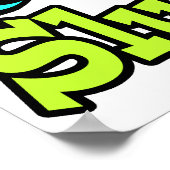 Helder ooghart Ik hou van slangen Poster (Hoek)