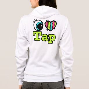 Helder ooghart Ik hou van tikje Hoodie