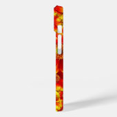 Helder Oranje Bloemen Case-Mate iPhone Case (Achterkant / Links)
