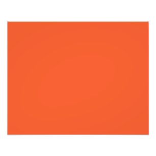 Helder Oranje Minimalistische Effen Achtergrond Foto Afdruk