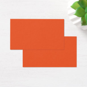 Helder Oranje Minimalistische Effen Achtergrond Visitekaartje