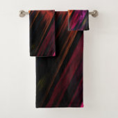 Helder overeenkomend abstract bad handdoek (Insitu)