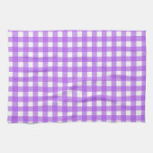 Helder paarse gingham theedoek (Horizontaal)