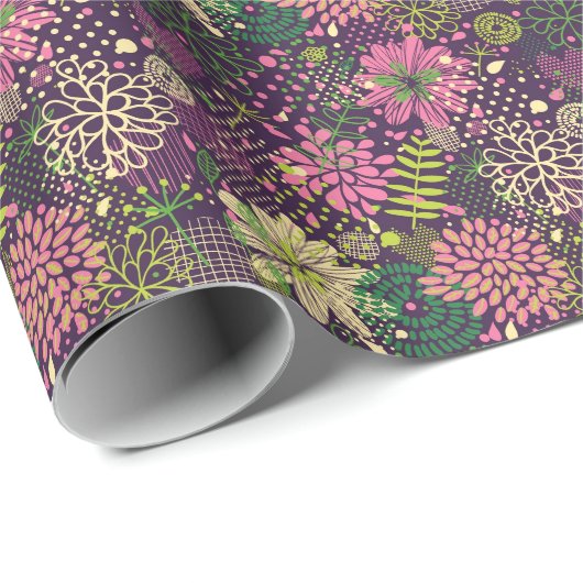 Helder patroon cadeaupapier (Rol Hoek)