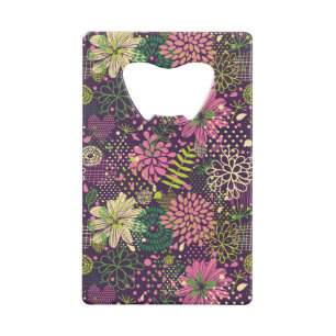 Helder patroon kredietkaart flessenopener