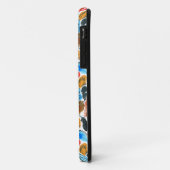 Helder patroon met vogelveren Case-Mate iPhone case (Achterkant/links)
