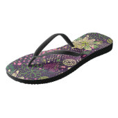 Helder patroon teenslippers (Schuin)