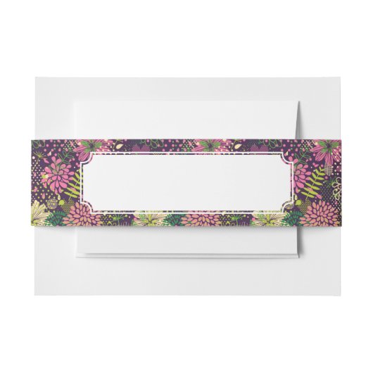 Helder patroon uitnodigingen wikkel (Voorkant Voorbeeld)