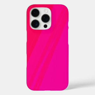 Helder patroonontwerp in rood en warm roze iPhone 16 pro hoesje
