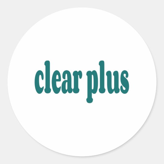 helder ronde sticker (Voorkant)