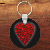 Helder rood Afbeelding. Sleutelhanger (Voorkant)