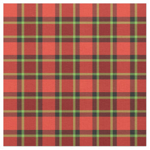 Helder Rood Kerstmis Plaid Patroon Stof