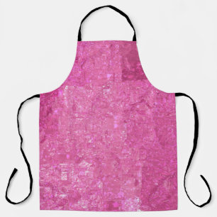 Helder Roze Abstract Mozaïek Gloss Schort