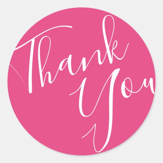 Helder roze bloemenbruiloft Sticker envelopzegel (Voorkant)