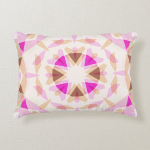 Helder Roze Bruine ster Dopamine Decor Eclectisch Accent Kussen