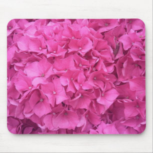 Helder Roze Hortensia Bloemen Muismat