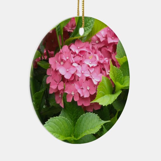 Helder Roze Hortensia Keramisch Ornament (Rechts)