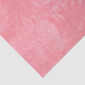 Helder roze op roze bloemmotief tissuepapier (Detail)