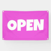Helder Roze OPEN Banner (Horizontaal)