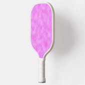 Helder roze Paarse bewolkt patroonontwerp Pickleball Paddle (Links)