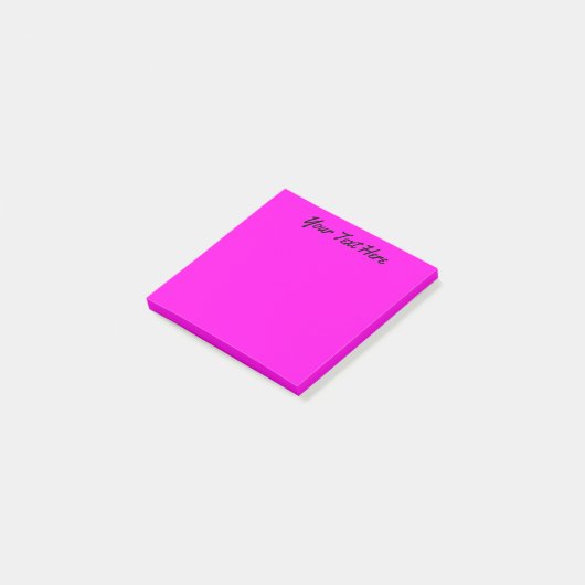Helder roze post-it® notes (Schuin)