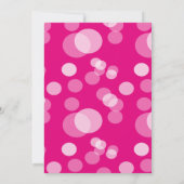 Helder Roze Vrijgezellenfeest Kaart (Achterkant)