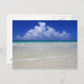 Helder strand briefkaart (Voorkant / Achterkant)