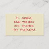 Helder  Tattoo Visitekaartje (Achterkant)