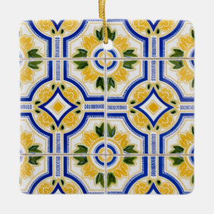 Helder tegelpatroon, Portugal Keramisch Ornament