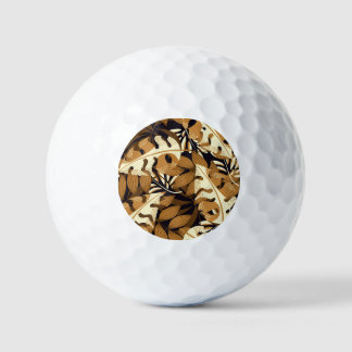 Helder tropisch blad donker patroon golfballen