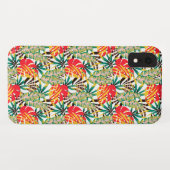Helder tropisch patroon Case-Mate iPhone case (Achterkant (horizontaal))