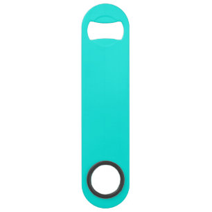 Helder Turquoise Effen Kleur Speed Flessenopener