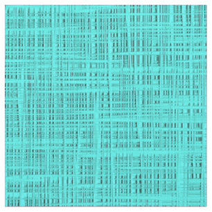 Helder Turquoise Faux Jute Textile Weave Pattern Stof