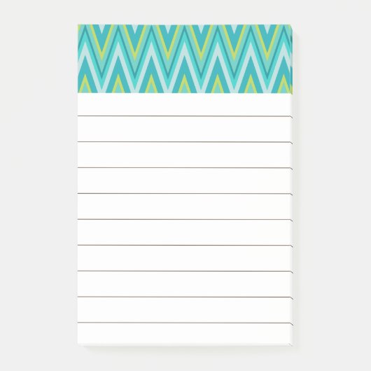 Helder turquoise te doen lijst Post it Notes (Voorkant)